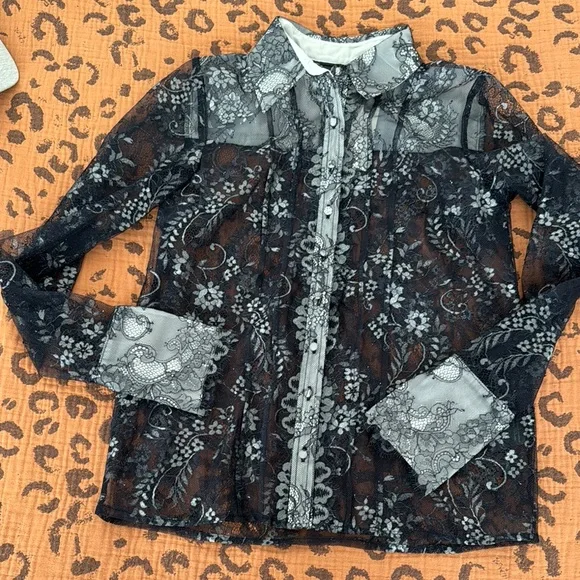 Anthropologie Maeve Lace Blouse - Picture 1 of 5